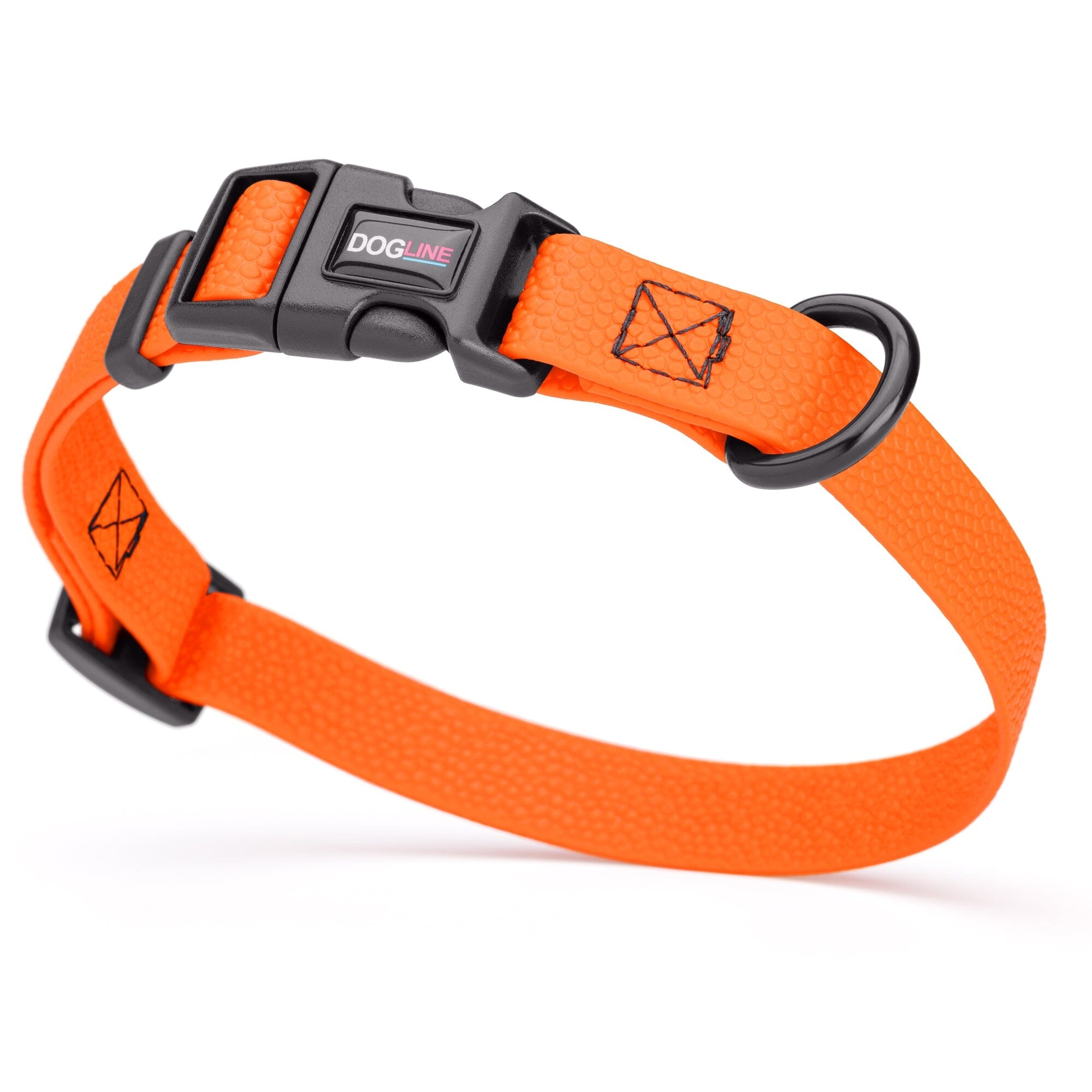 Pebble Emboss Biothane Dog Collar - Quick Release Buckle