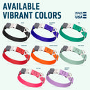 Dogline Pebble Emboss Biothane Dog Collar with Herm Sprenger Stainless Steel ClicLock Buckle
