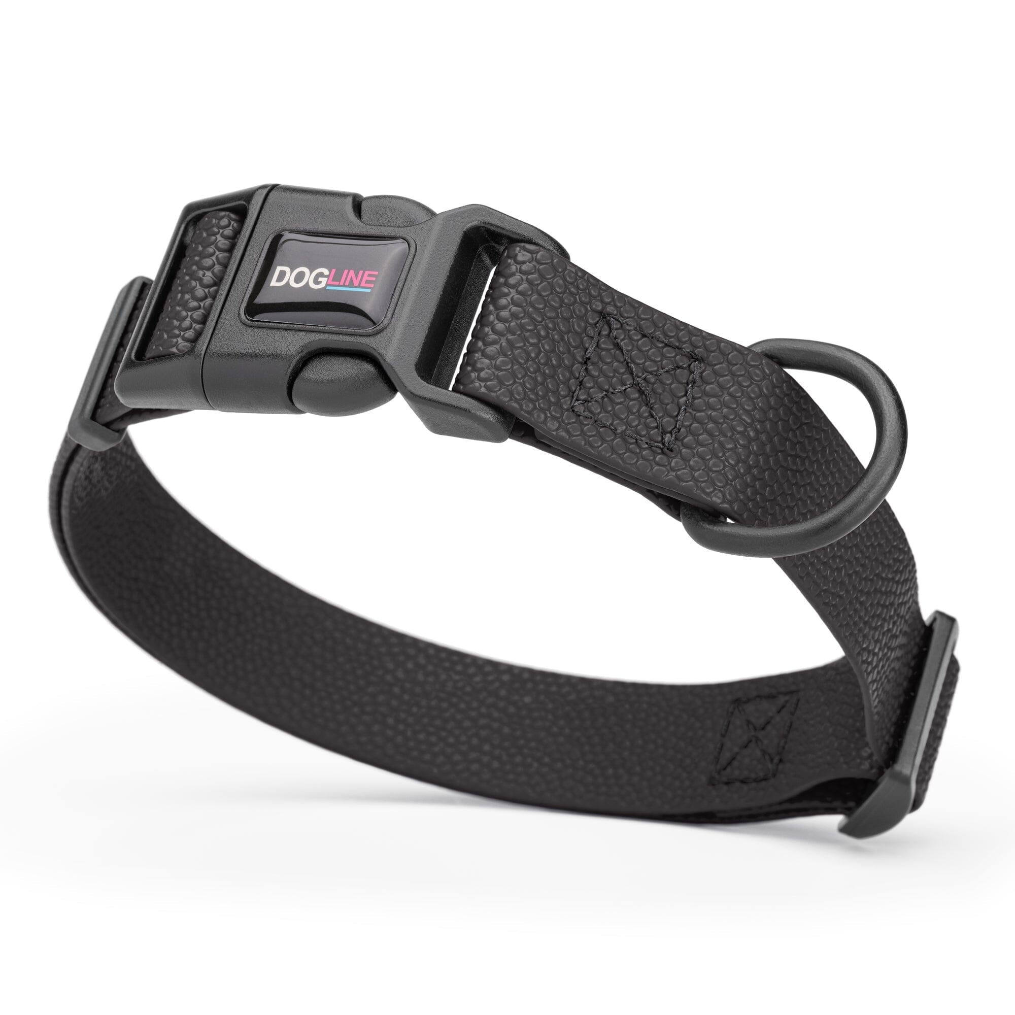 Pebble Emboss Biothane Dog Collar - Quick Release Buckle