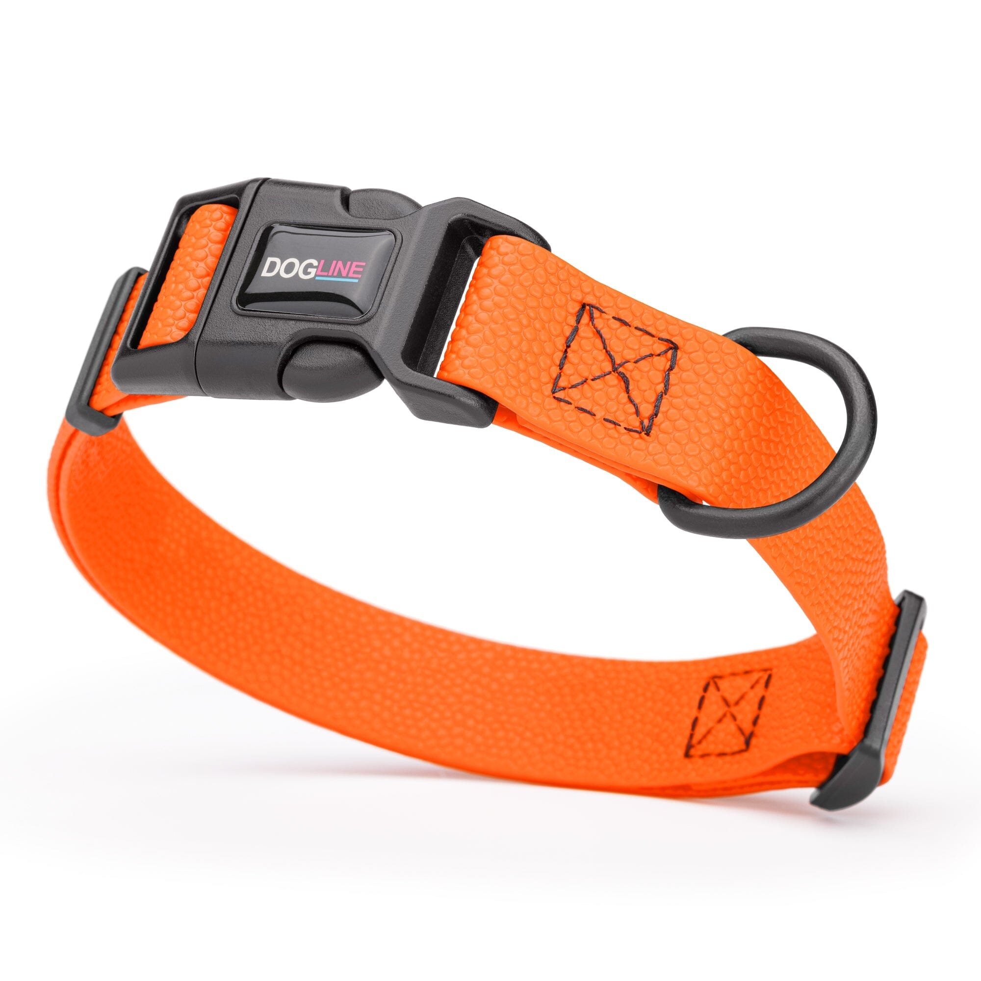 Pebble Emboss Biothane Dog Collar - Quick Release Buckle
