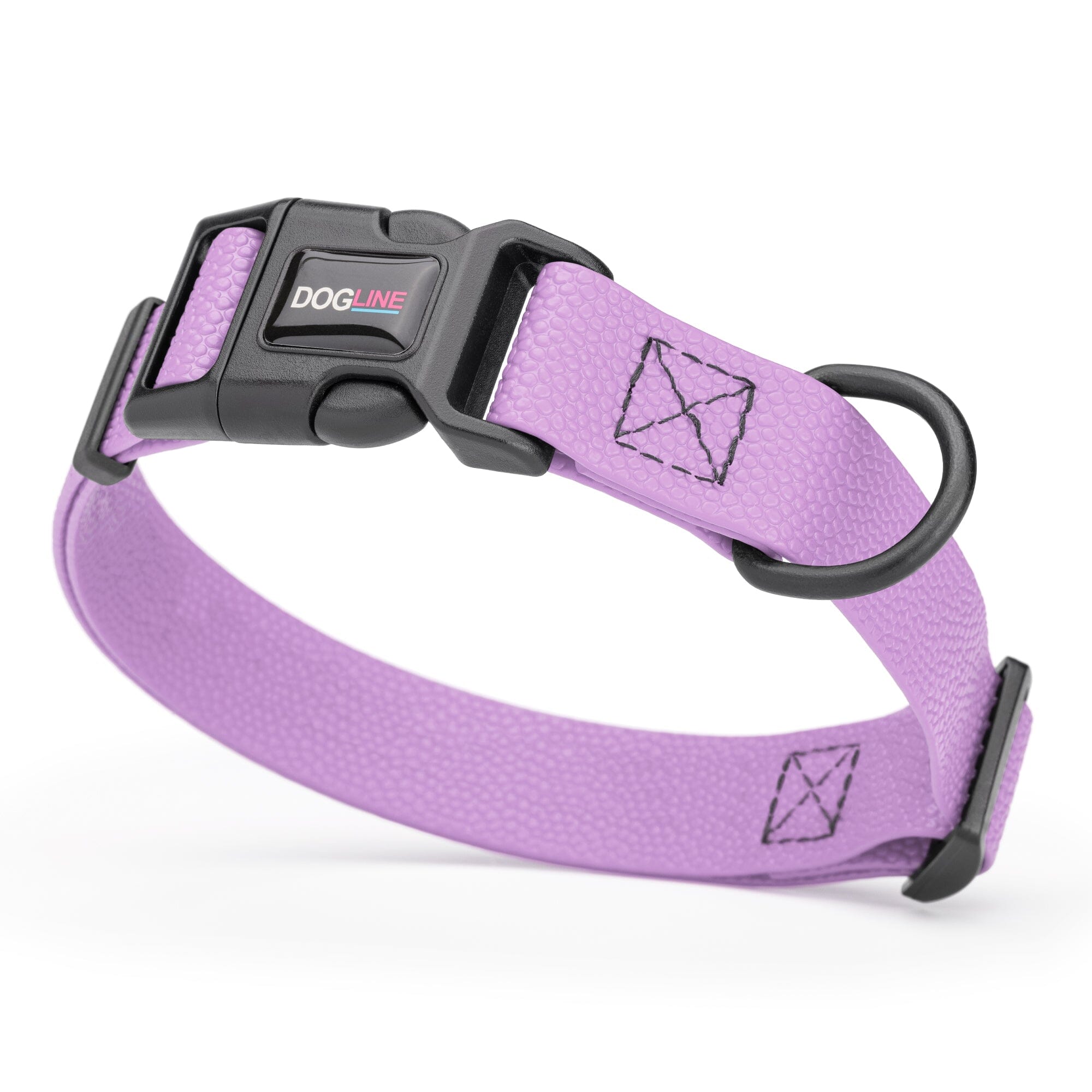 Pebble Emboss Biothane Dog Collar - Quick Release Buckle