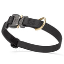 Dogline Pebble Emboss BioThane Dog Collar with Heavy Duty Cobra Buckle