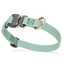 Dogline Pebble Emboss BioThane Dog Collar with Heavy Duty Cobra Buckle