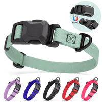 Textured Biothane Dog Collar - Magnetic Buckle