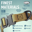Dogline BioThane Dog Collar with Stab-Lock Quick Release Buckle