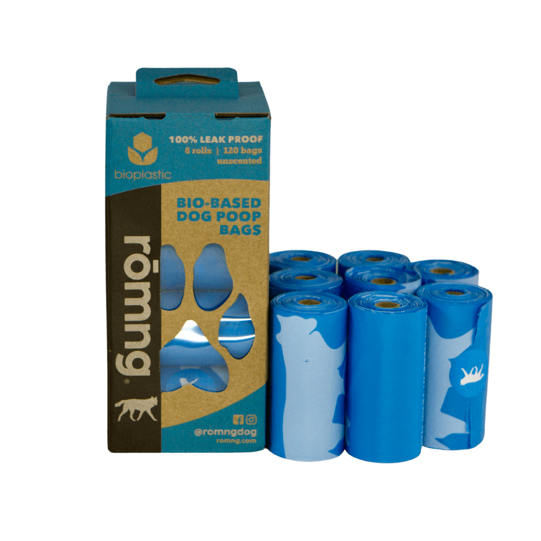 bio-based dog poop bags by rōmng