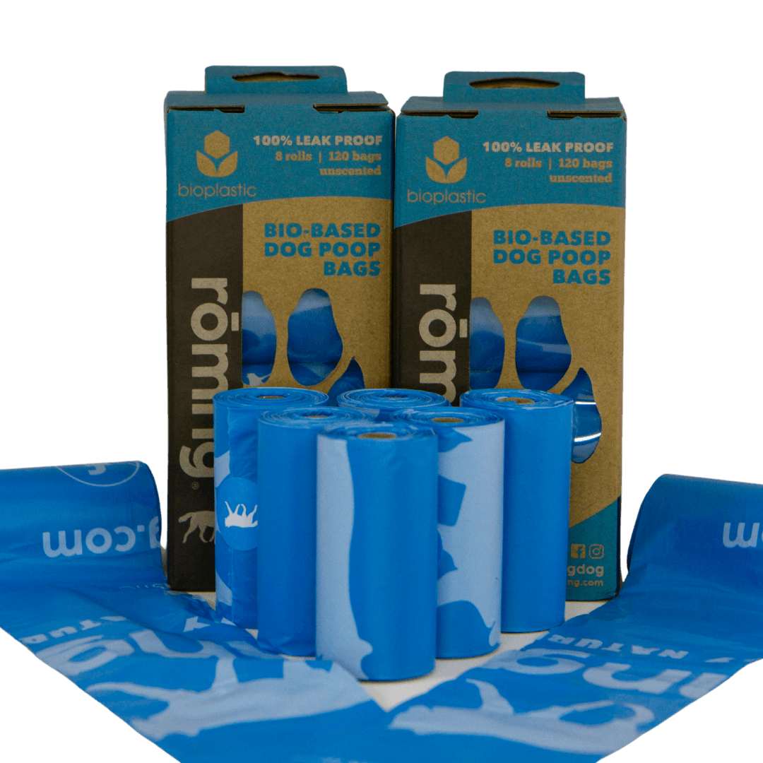 bio-based dog poop bags by rōmng
