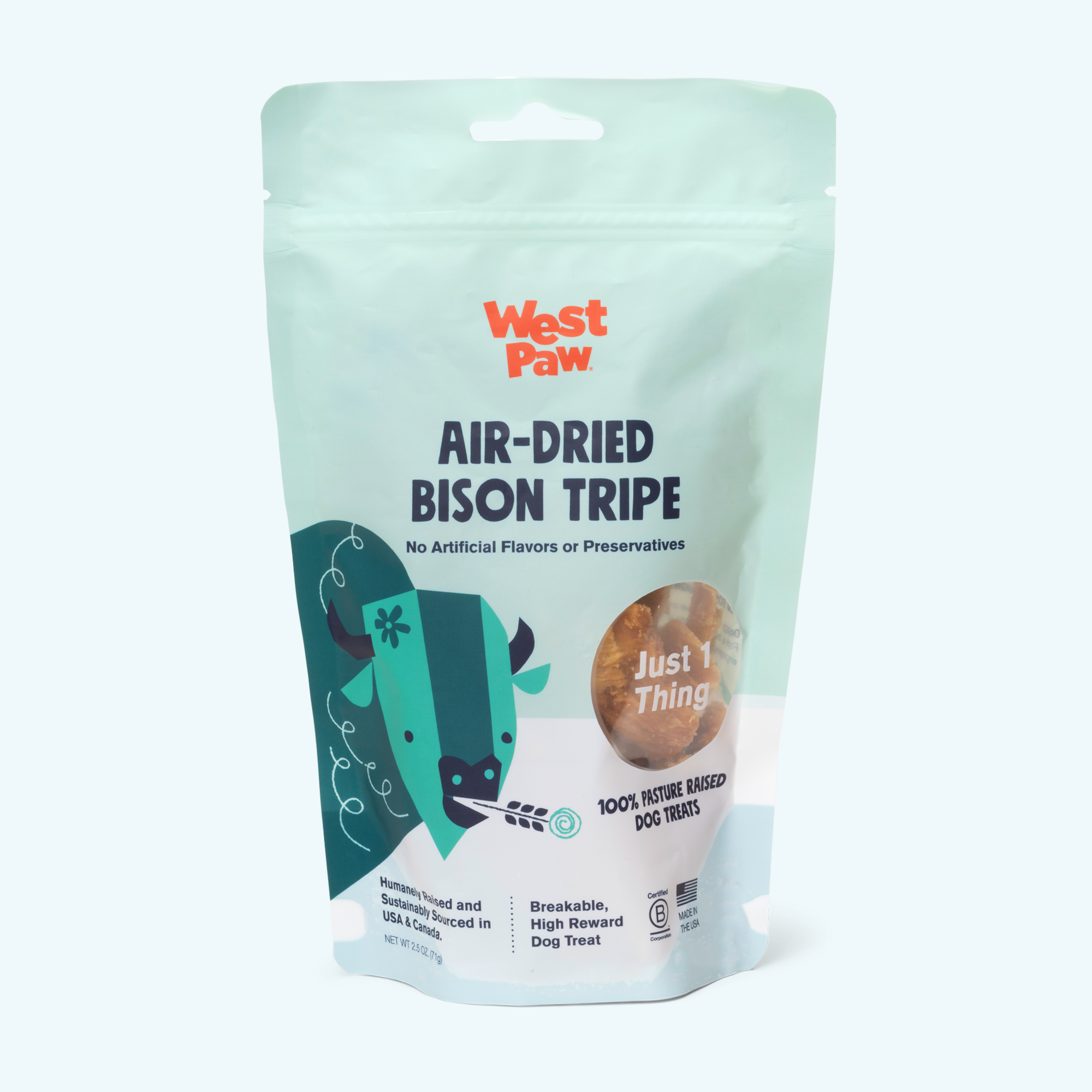 Bison Tripe Dog Treats - 2.5 oz