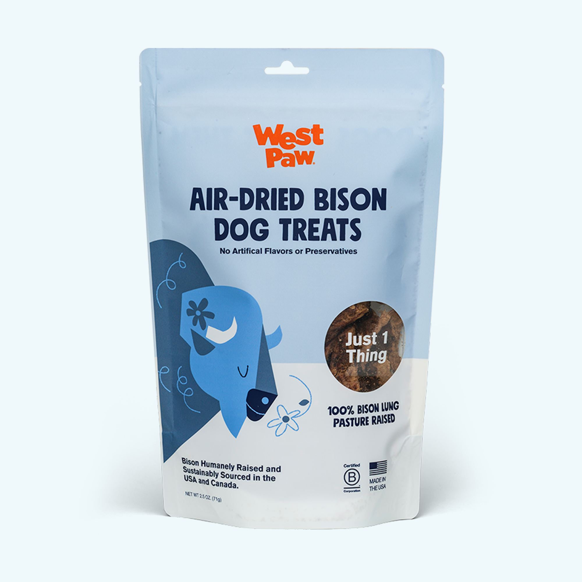 Bison Lung Dog Treats - 2.5 oz