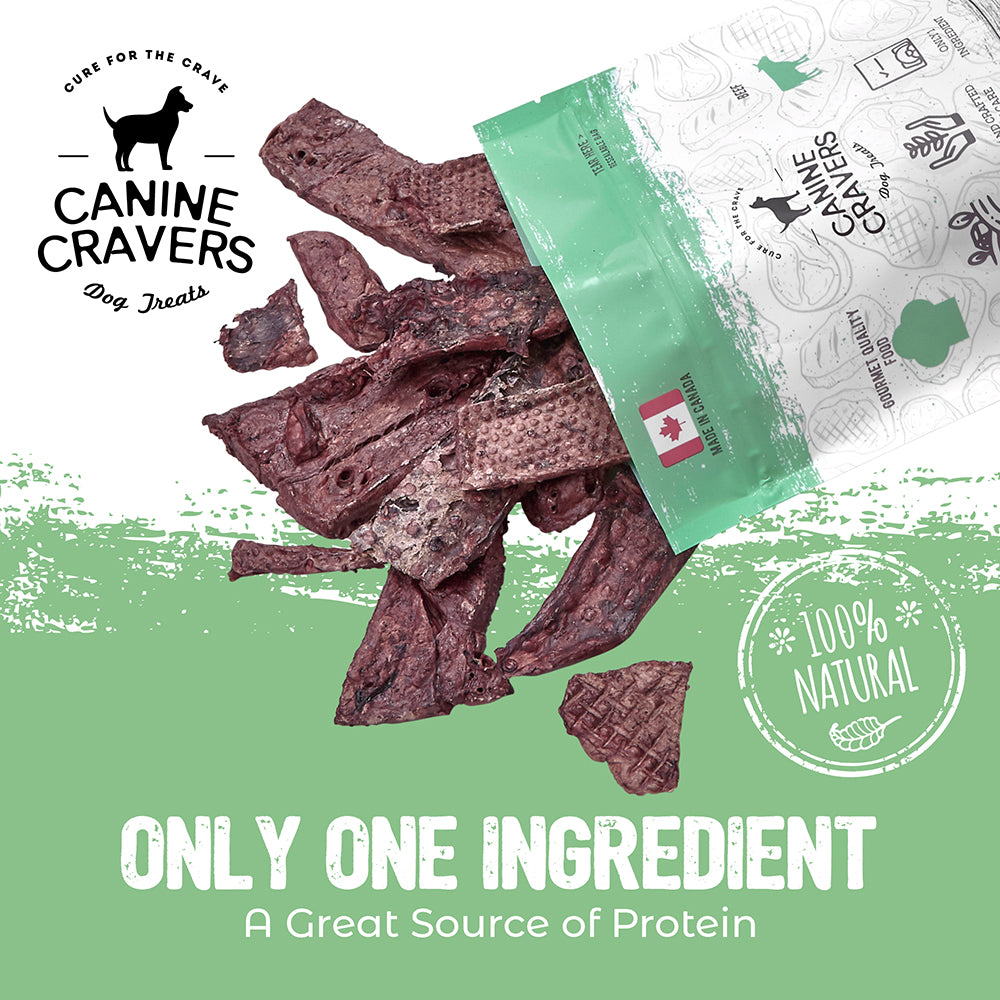 Premium Beef Fillets – Canine Cravers Dog Treats - 5.3 oz