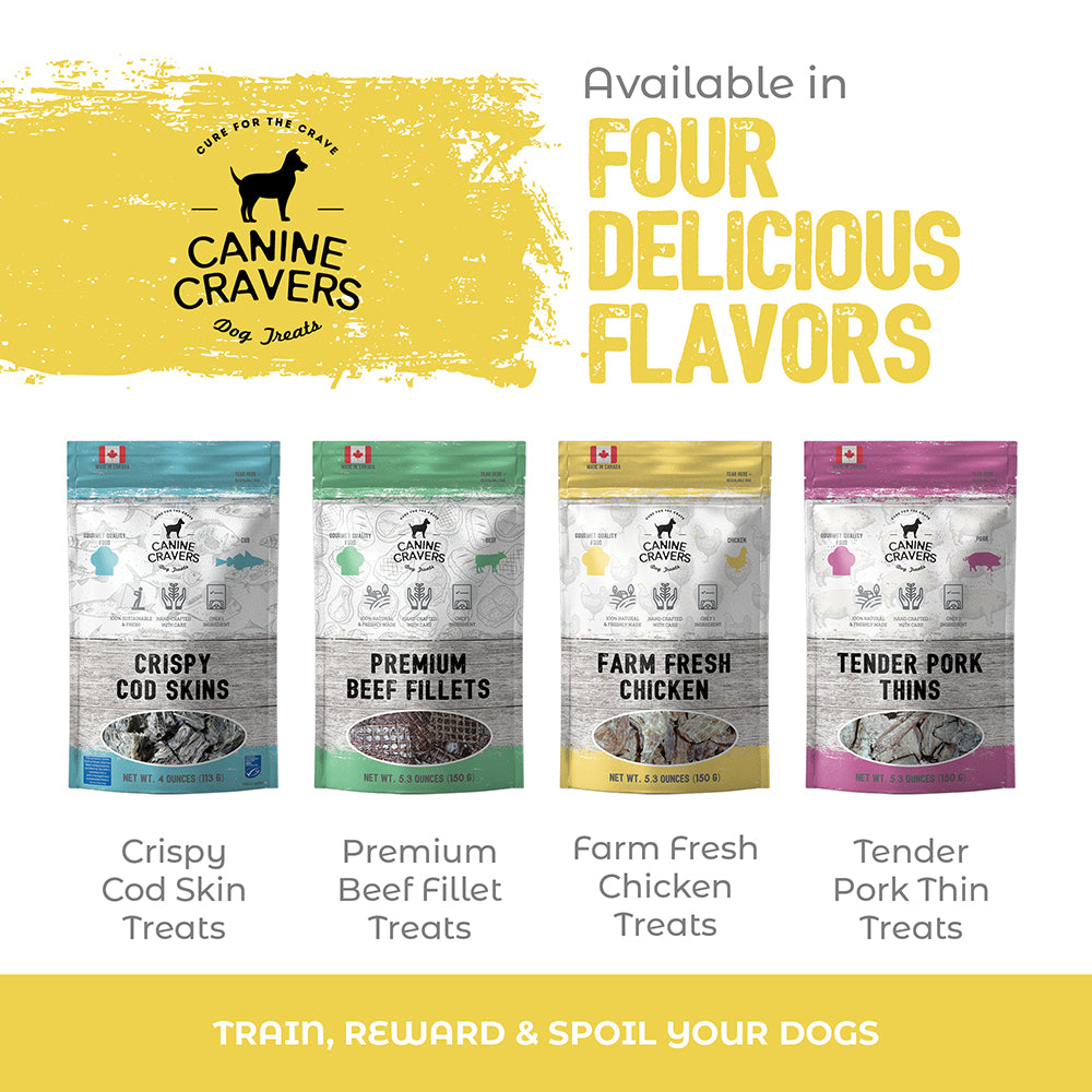 Farm Fresh Chicken – Canine Cravers Dog Treats - 5.3 oz