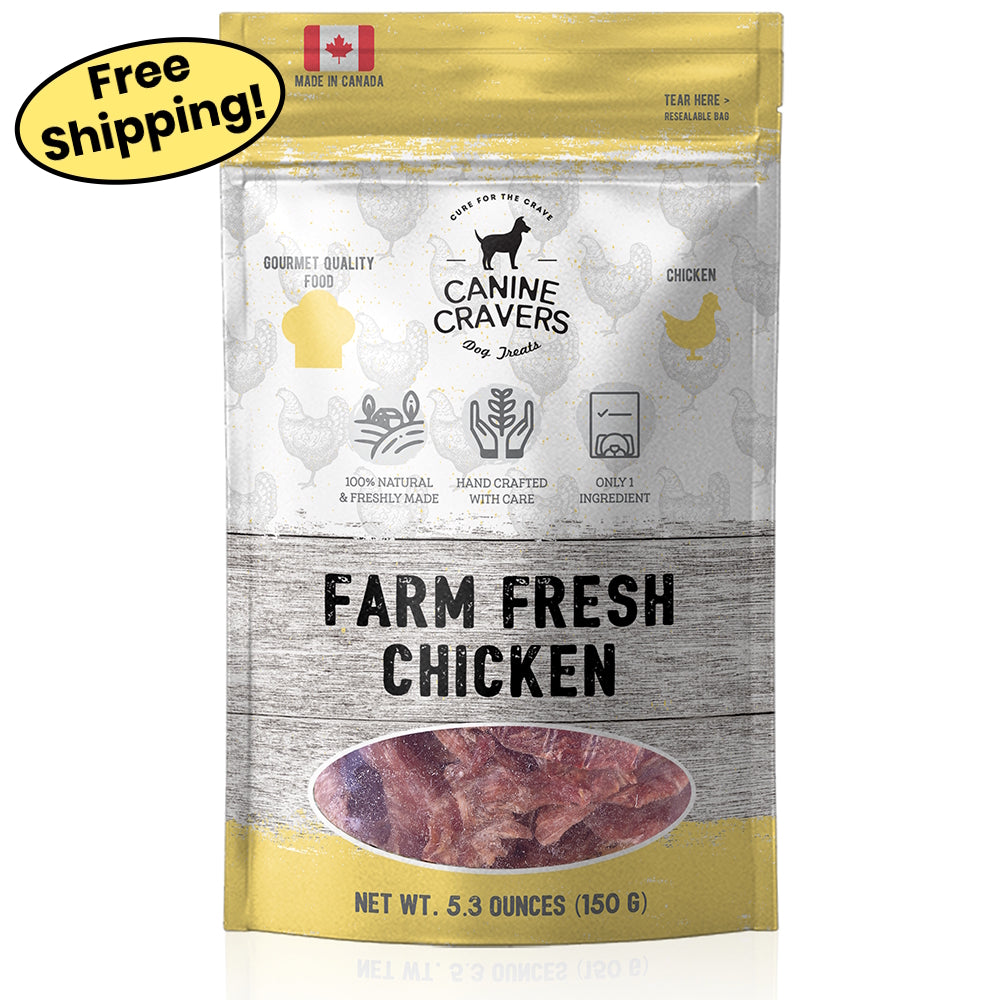 Farm Fresh Chicken – Canine Cravers Dog Treats - 5.3 oz