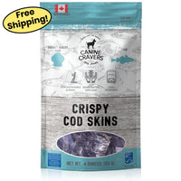 Crispy Cod Skins – Canine Cravers Dog Treats - 4 oz
