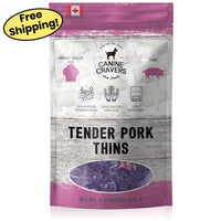 Tender Pork Thins – Canine Cravers Dog Treats - 5.3 oz