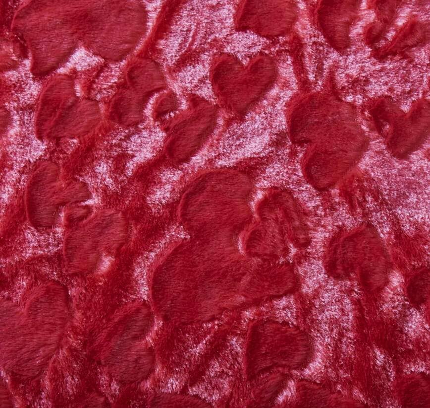 Lovely Hearts Dreamy Soft Plush Sherpa Blanket