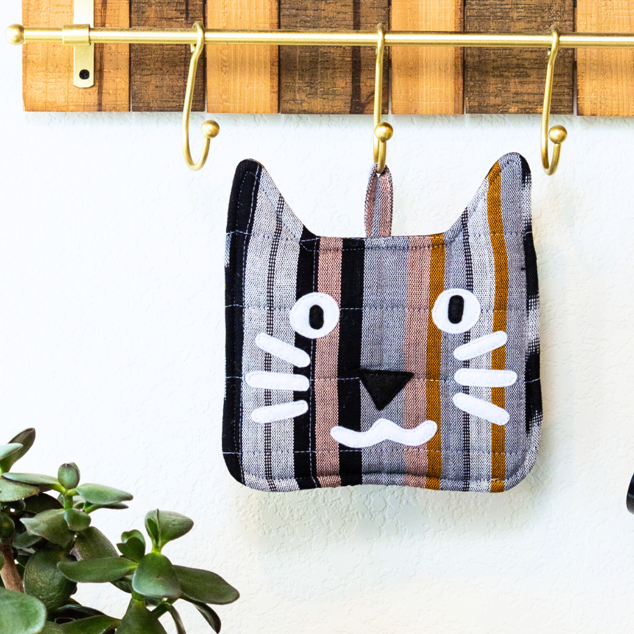 Cat Pot Holder - Fair Trade
