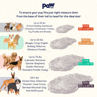 PupRug by Paw.com® Faux Fur Orthopedic Dog Bed: Curve Sable Tan