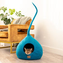 Whimsical Cat Tail Cave Bed