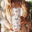 Paw Prints & Hearts Tumbler