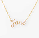 Custom Name or Initials Necklace in Gold, Rose Gold or Silver