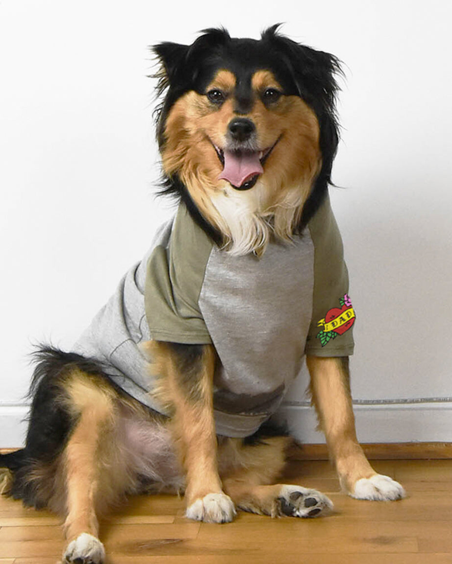 Dad Heart Tattoo Pet T-shirt by MODERNBEAST