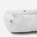 Furry Sleeper Dog Bed in Gray - Chester & Lee