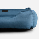 Cotton Sleeper Dog Bed in Denim - Chester & Lee