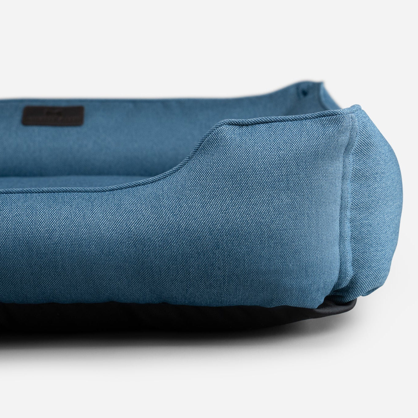 Cotton Sleeper Dog Bed in Denim - Chester & Lee