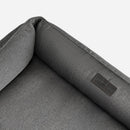 Cotton Sleeper Dog Bed in Gray - Chester & Lee