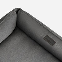 Cotton Sleeper Dog Bed in Gray - Chester & Lee