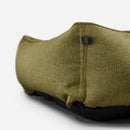 Cotton Sleeper Dog Bed in Olive - Chester & Lee