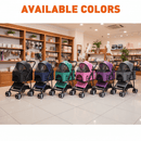 Executive Pet Stroller with Removable Cradle