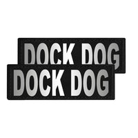 Reflective Fabric Patches for Dog Harness or Vest (Set of 2)