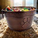 Metal Dog Toy Storage Bin with Handles – 4 Gallon, Antique Copper | BREKX