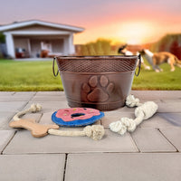 Dog Toy Gift Set for Aggressive Chewers with Storage Bin – Medium | BREKX