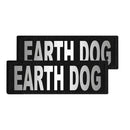 Reflective Fabric Patches for Dog Harness or Vest (Set of 2)