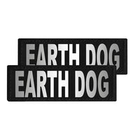 Reflective Fabric Patches for Dog Harness or Vest (Set of 2)