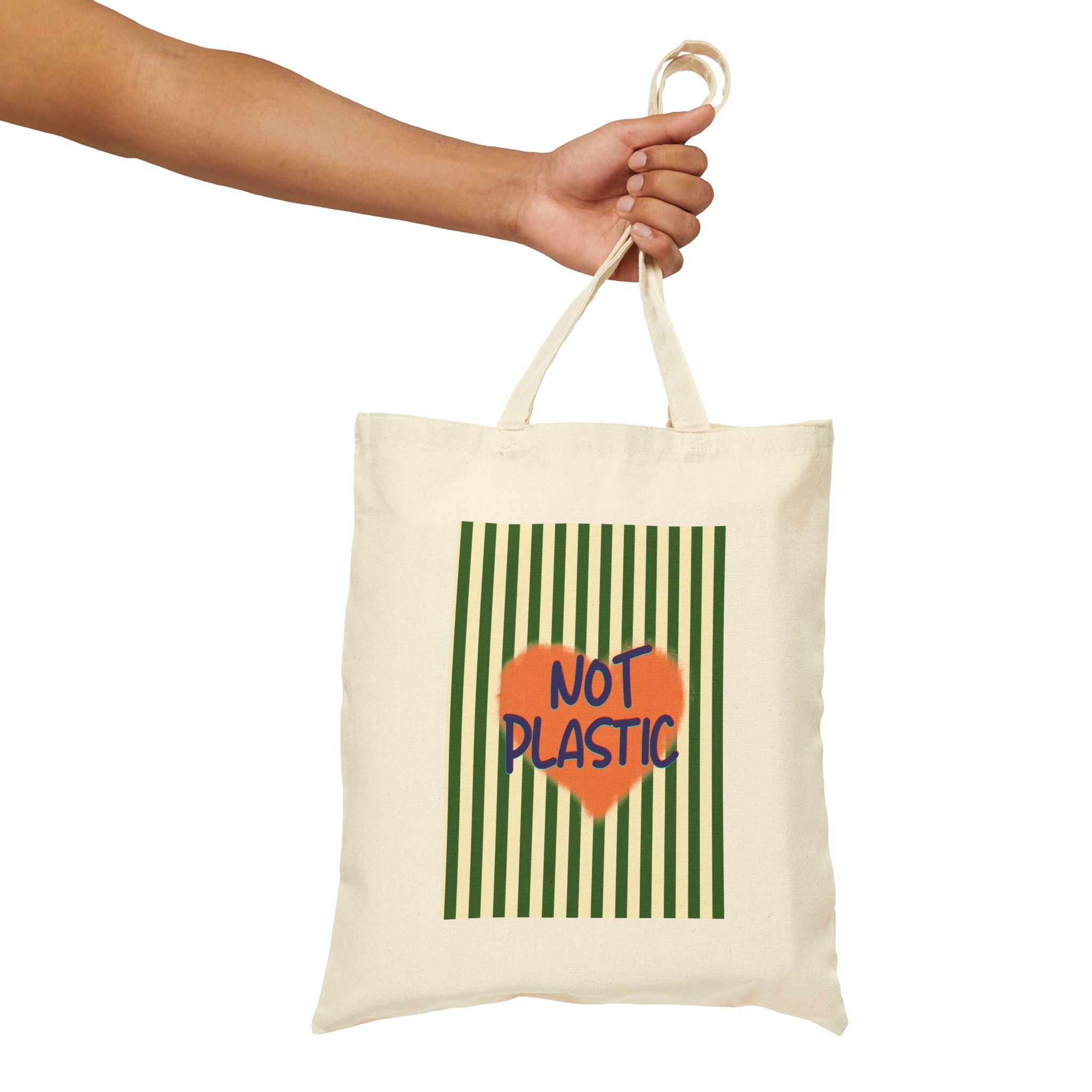 Not Plastic Canvas Tote Bag