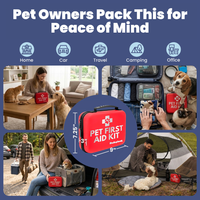 Pet First Aid Kit with Vet-Approved Essentials