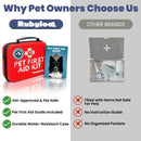 Pet First Aid Kit with Vet-Approved Essentials