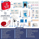 Pet First Aid Kit with Vet-Approved Essentials