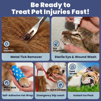 Pet First Aid Kit with Vet-Approved Essentials