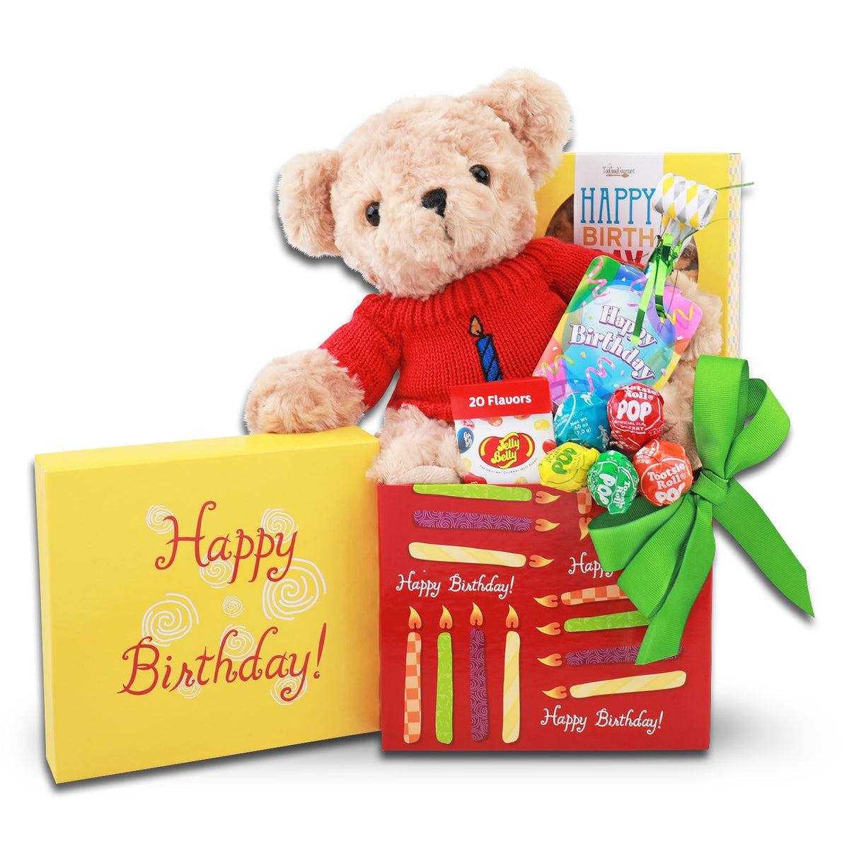 Happy Birthday Teddy Bear Gift Box
