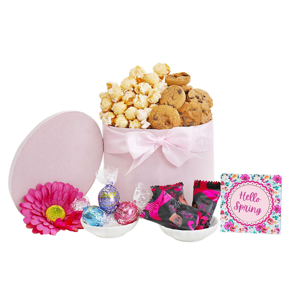 Truffles, Cookies & Popcorn Gift Basket