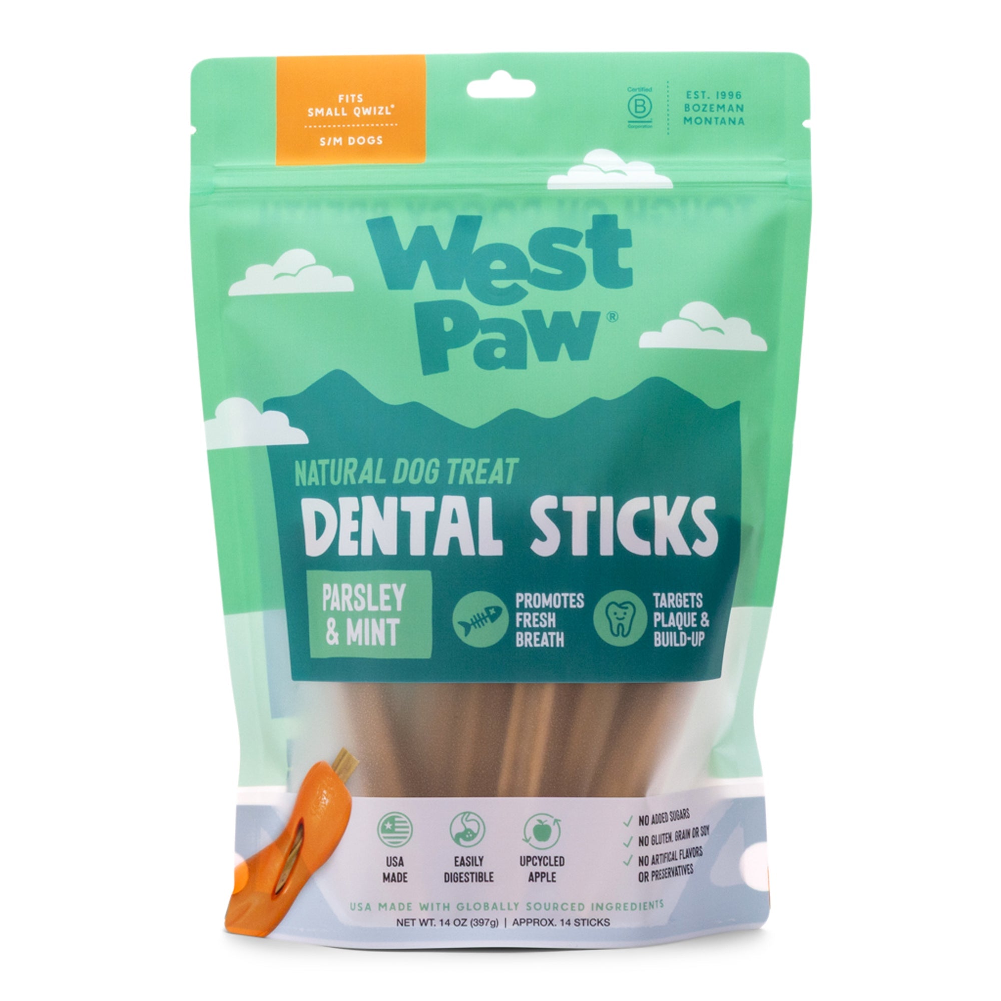 Natural Dental Sticks - Small - 14 oz