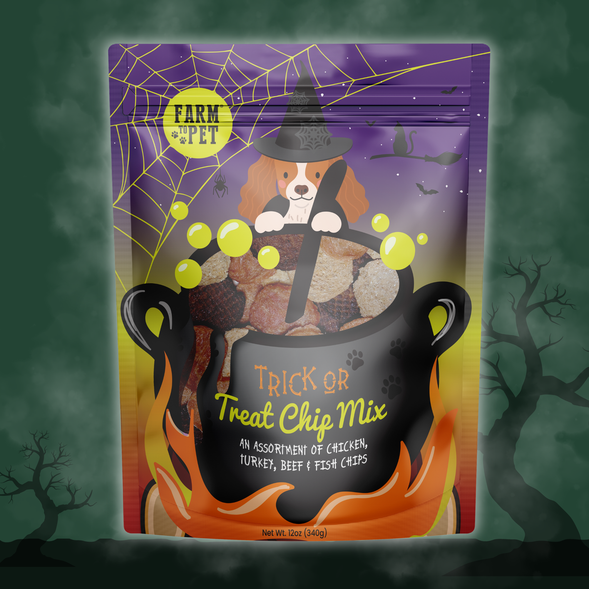 Trick or Treat Chip Mix - Halloween Dog Treats