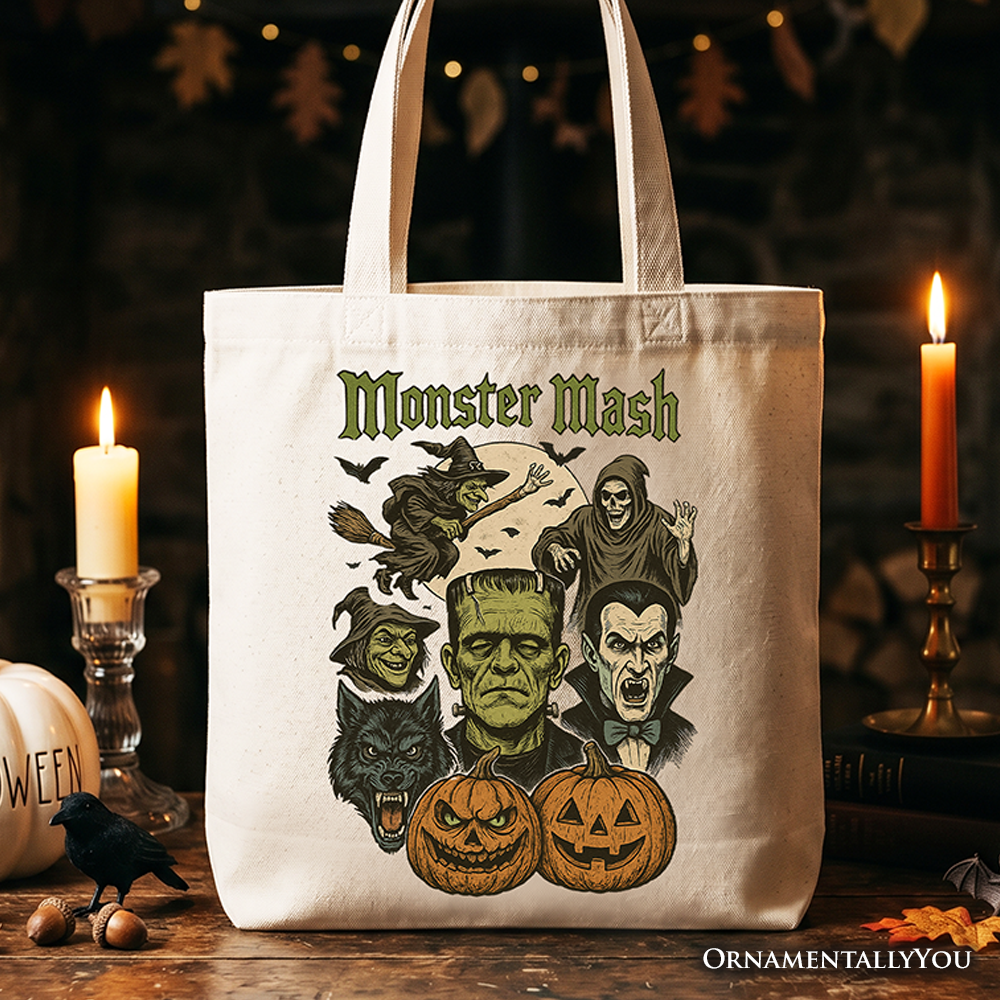Monster Mash Trick or Treat Tote Bag