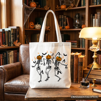 Dancing Skeletons Trick or Treat Tote Bag