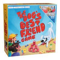 pet enrichment Board game box titled 'The Dog's Best Friend Game' with colorful graphics and text.