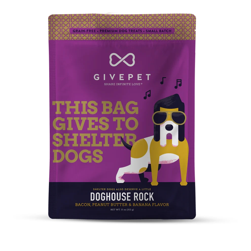 Doghouse Rock - GivePet Baked Dog Biscuits - 11 oz